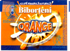 ! CU APA MINERALA NATURALA! BIBORTENI ORANGE