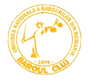 BAROUL CLUJ UNIUNEA NATIONALA A BAROURILOR DIN ROMANIA