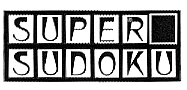 SUPER SUDOKU
