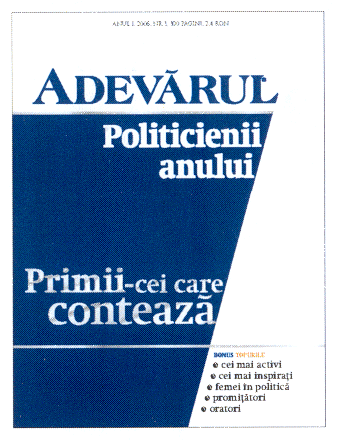 POLITICIENII ANULUI PRIMII CEI CARE CONTEAZĂ