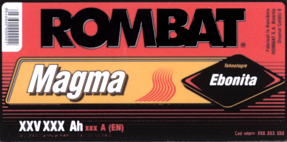 ROMBAT MAGMA EBONITA