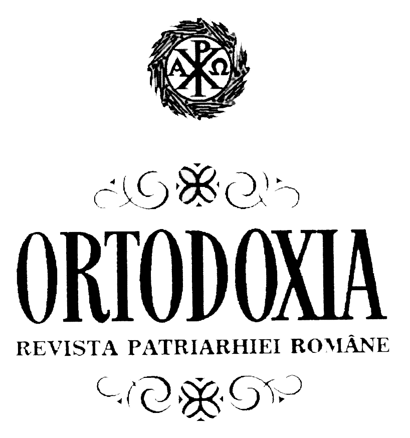 ORTODOXIA REVISTA PATRIARHIEI ROMÂNE