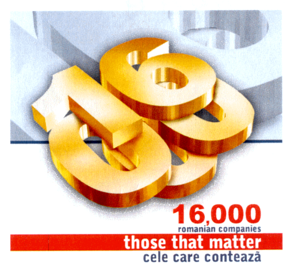 16.000 COMPANII, CELE CARE CONTEAZĂ