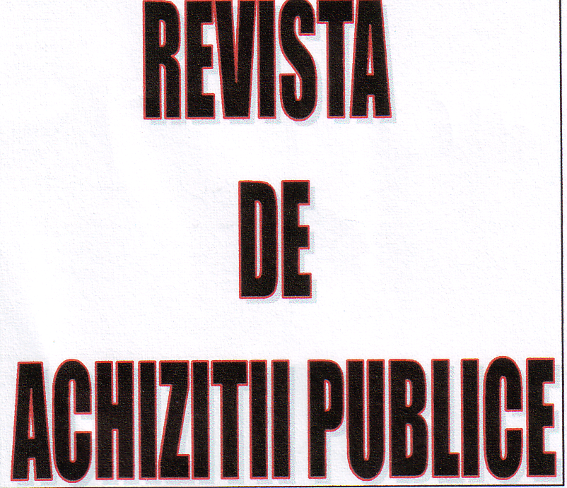 REVISTA DE ACHIZITII PUBLICE
