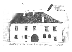UNIVERSITATEA DE ARTA SI DESIGN CLUJ NAPOCA