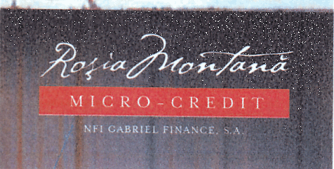 ROŞIA MONTANĂ MICRO - CREDIT NFI GABRIEL FINANCE
