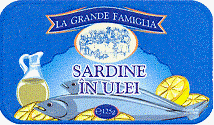 LA GRANDE FAMIGLIA SARDINE ÎN ULEI