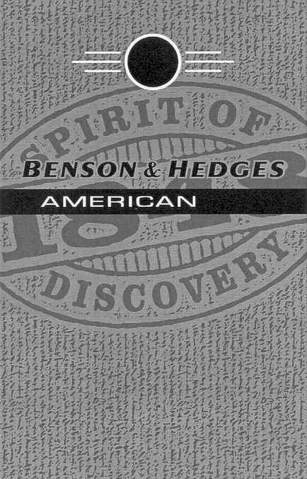 BENSON & HEDGES SPIRIT OF AMERICAN DISCOVERY