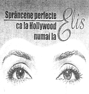 SPRANCENE PERFECTE CA LA HOLLYOOD NUMAI LA ELIS