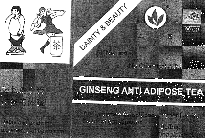 GINSENG ANTI ADIPOSE TEA