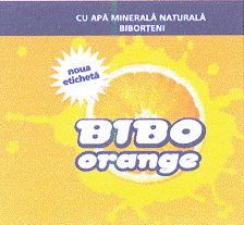 CU APA MINERALA NATURALA BIBORTENI BIBO ORANGE