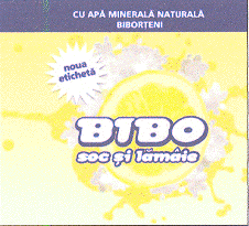 CU APA MINERALA NATURALA BIBORTENI BIBO SOC SI LAMAIE