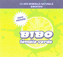 CU APA MINERALA NATURALA BIBORTENI BIBO LAMAIE VERDE