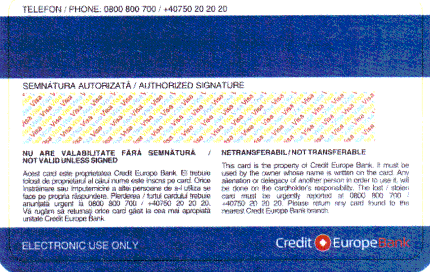 CREDIT EUROPE BANK