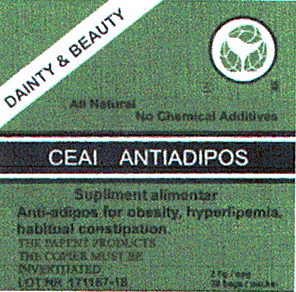 CEAI ANTIADIPOS SUPLIMENT ALIMENTAR