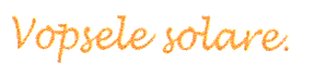 VOPSELE SOLARE
