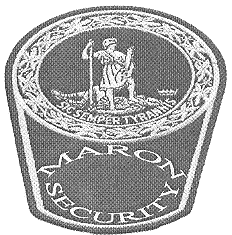 SIC SEMPER TYRANNIS MARON SECURITY
