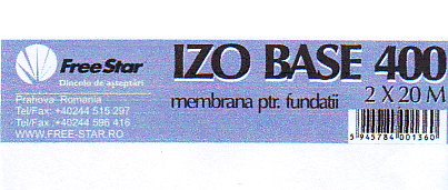 IZO BASE 400 MEMBRANĂ PENTRU FUNDAŢII