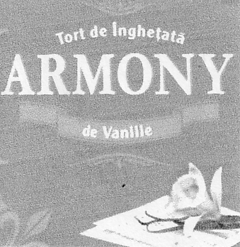 ARMONY TORT DE ÎNGHEŢATĂ DE VANILIE