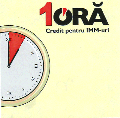 1 ORĂ CREDIT PENTRU IMM-URI