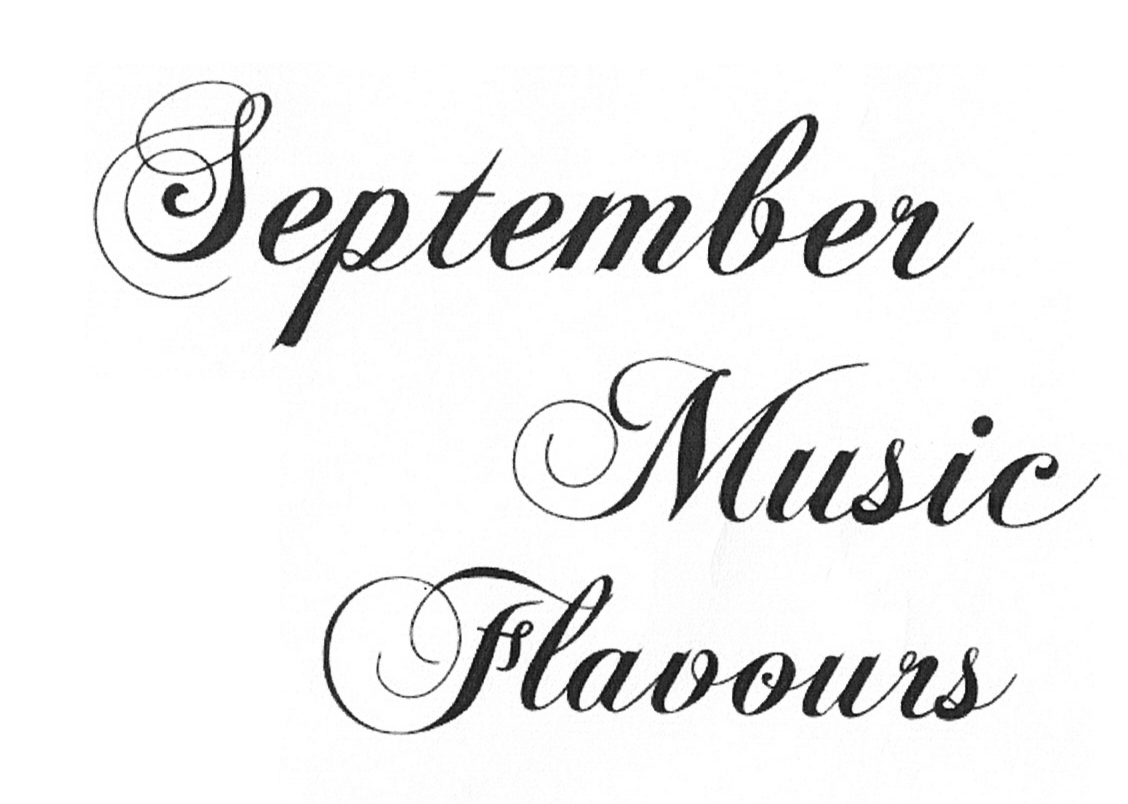 SEPTEMBER MUSIC FLAVOURS