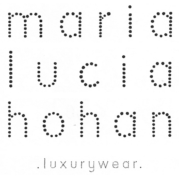 MARIA LUCIA HOHAN .LUXURYWEAR.