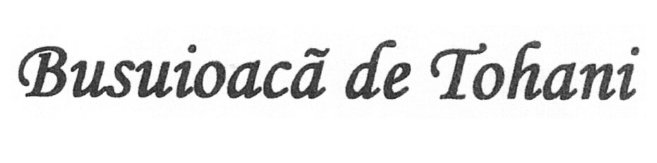 BUSUIOACĂ DE TOHANI