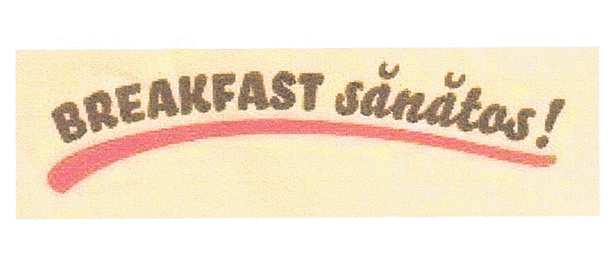 BREAKFAST SĂNĂTOS!