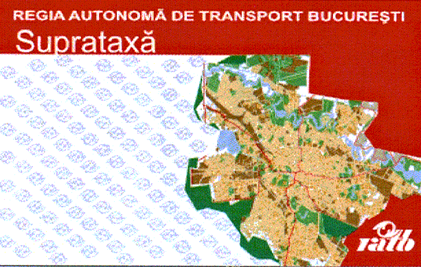 REGIA AUTONOMA DE TRANSPORT BUCURESTI SUPRATAXA RATB