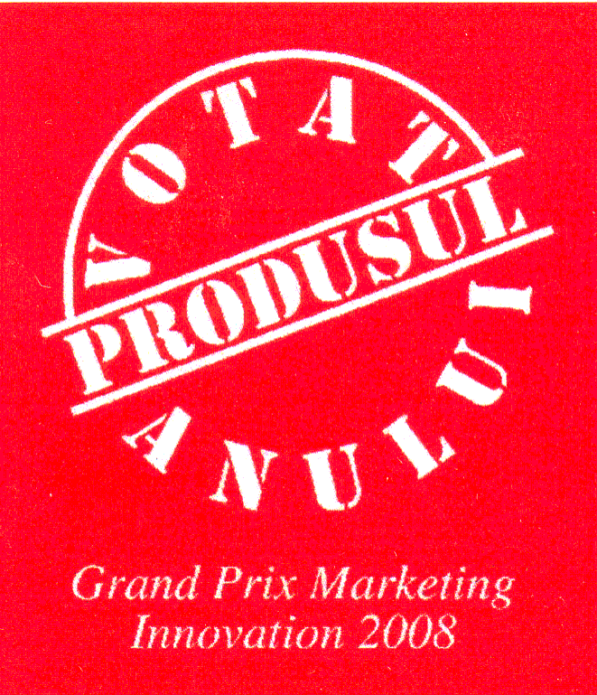 VOTAT PRODUSUL ANULUI GRAND PRIX MARKETING INNOVATION 2008