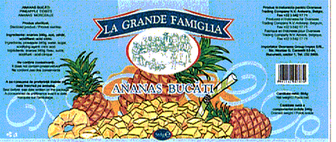 LA GRANDE FAMIGLIA ANANAS BUCĂŢI