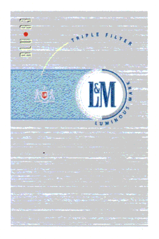 L & M BLU.83 LUMINOUS MARK TRIPLE FILTER