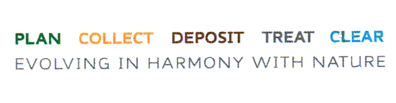 PLAN COLLECT DEPOSIT TREAT CLEAR EVOLVING IN HARMONY WITH NATURE