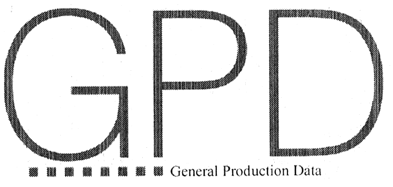 GPD GENERAL PRODUCTION DATA