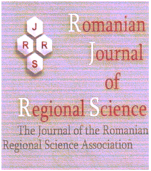ROMANIAN JOURNAL OF REGIONAL SCIENCE, THE JOURNAL OF THE ROMANIAN REGIONAL SCIENCE ASSOCIATION (RJRS)
