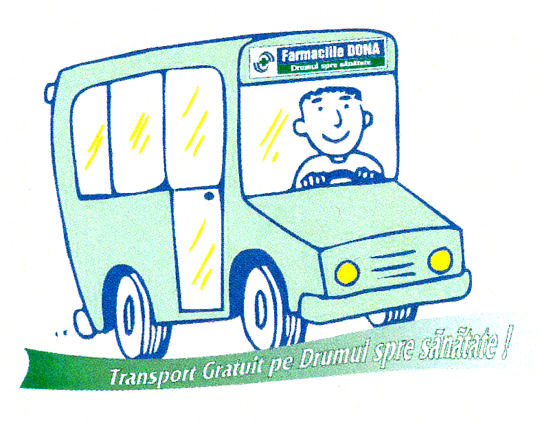 Farmaciile DONA Transport gratuit pe Drumul spre sanatate