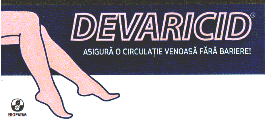 DEVARICID ASIGURĂ O CIRCULAŢIE VENOASĂ FĂRĂ BARIERE!