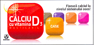 CALCIU cu vitamina D3 CAISE