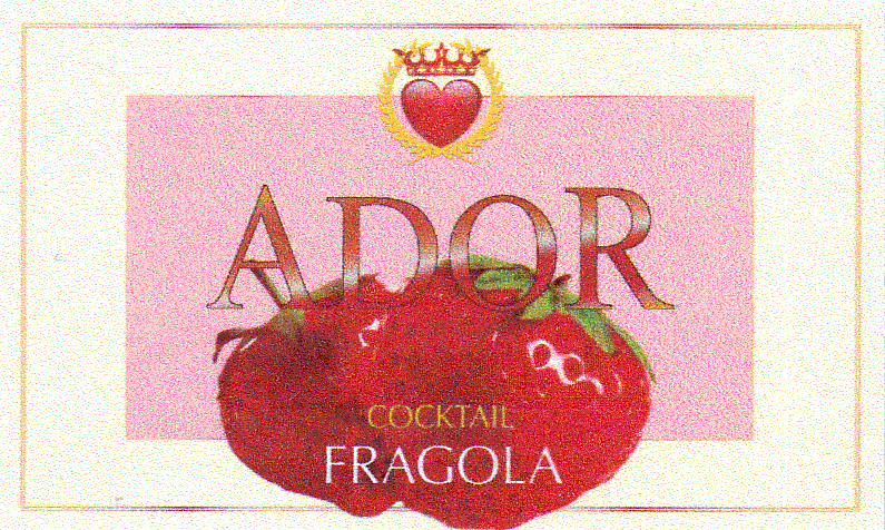 ADOR COCKTAIL FRAGOLA