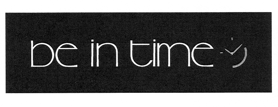 be in time