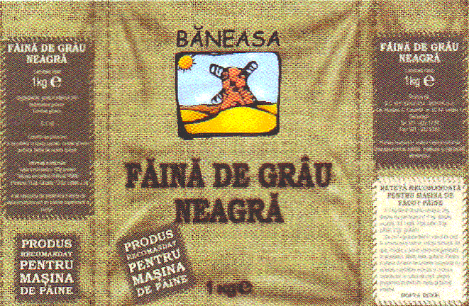 BĂNEASA FĂINĂ DE GRÂU NEAGRĂ