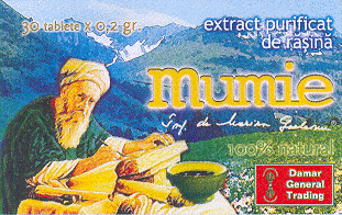 EXTRACT PURIFICAT DE RĂŞINĂ MUMIE