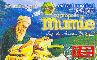 EXTRACT PURIFICAT DE RĂŞINĂ MUMIE CU PROPOLIS