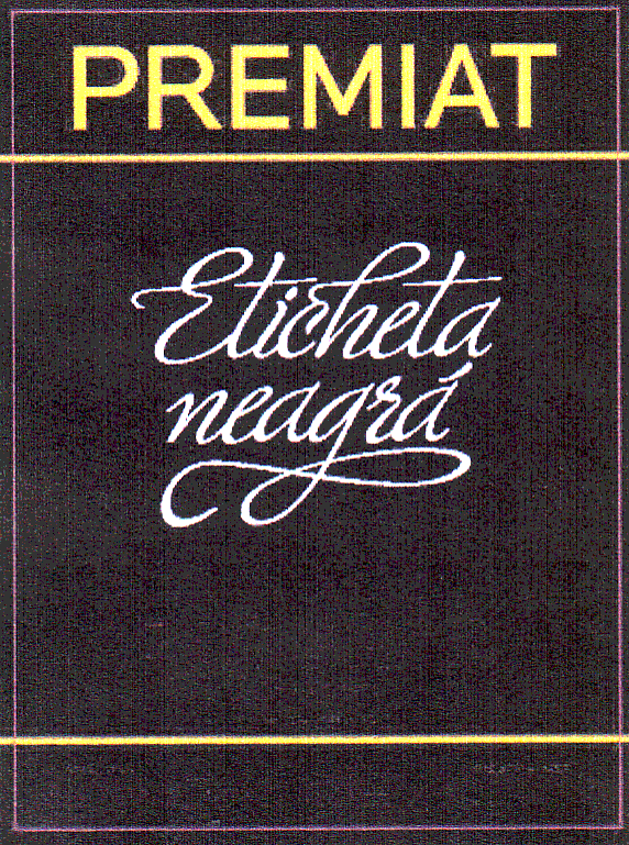PREMIAT Eticheta neagră