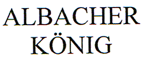 ALBACHER KONIG