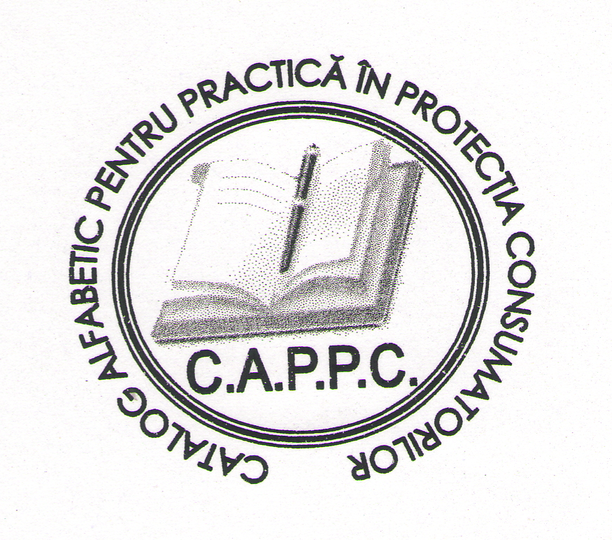 CATALOG ALFABETIC PENTRU PRACTICĂ ÎN PROTECŢIA CONSUMATORILOR C.A.P.P.C.