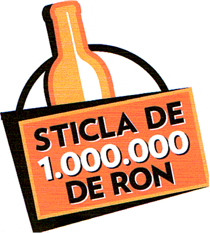 STICLA DE 1.000.000 DE RON