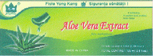 YONG KANG Siguranţa Sănătăţii! Aloe Vera Extract