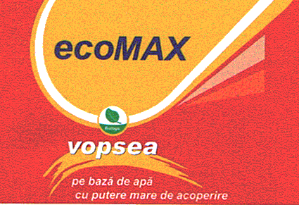 ecoMAX vopsea pe bază de apă cu putere mare de acoperire