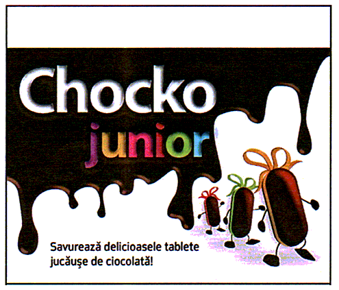 Chocko junior Savurează delicioasele tablete jucăuşe de ciocolată!